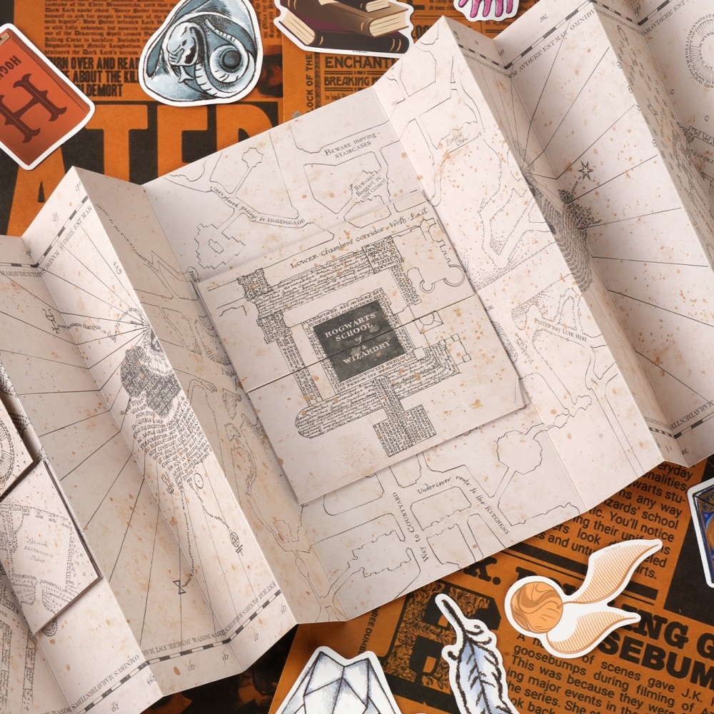 1PC Map Of The Marauder's Scho - Anime Cosplay Roleplay ulasan dan harga