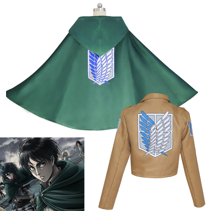 Attack on Titan Cosplay Costum - Attack Titan Cloak ulasan dan harga