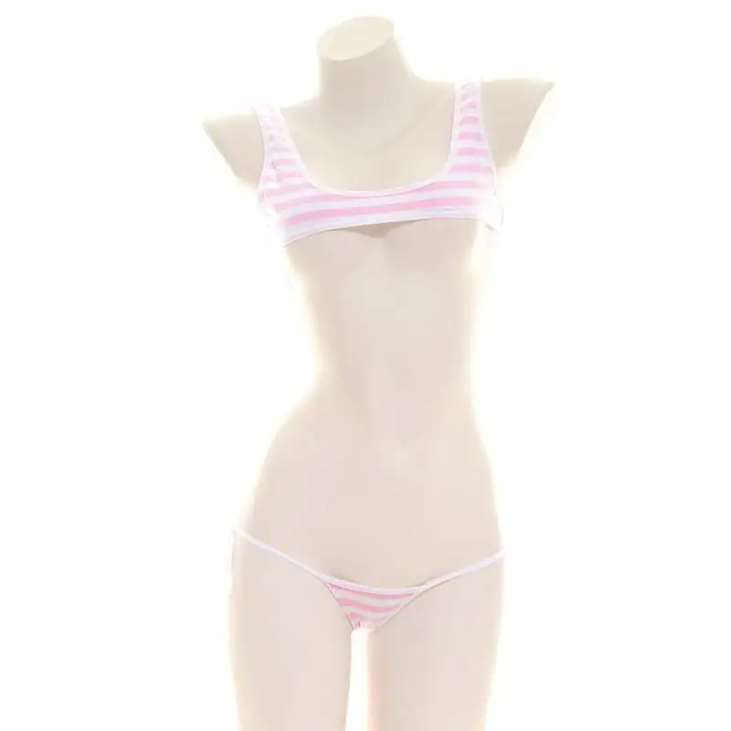 Sexy Japanese Style  Blue Whit - Anime Cosplay Bikini ulasan dan harga